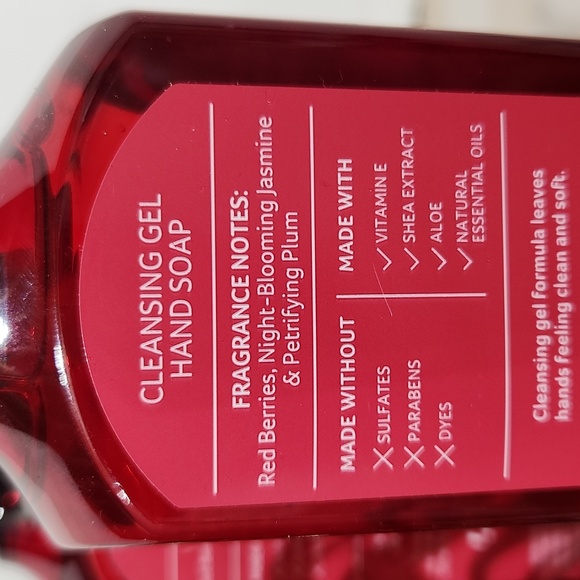 Bath & Body Works Vampire Blood Cleansing Gel Hand Soaps & Holder - Picture 10 of 10